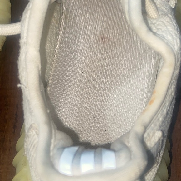 Adidas Yeezy all white CLU 600001 01/17 spandex Knit Sneakers - Picture 7 of 11